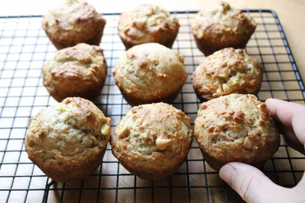 Eggless banana muffins