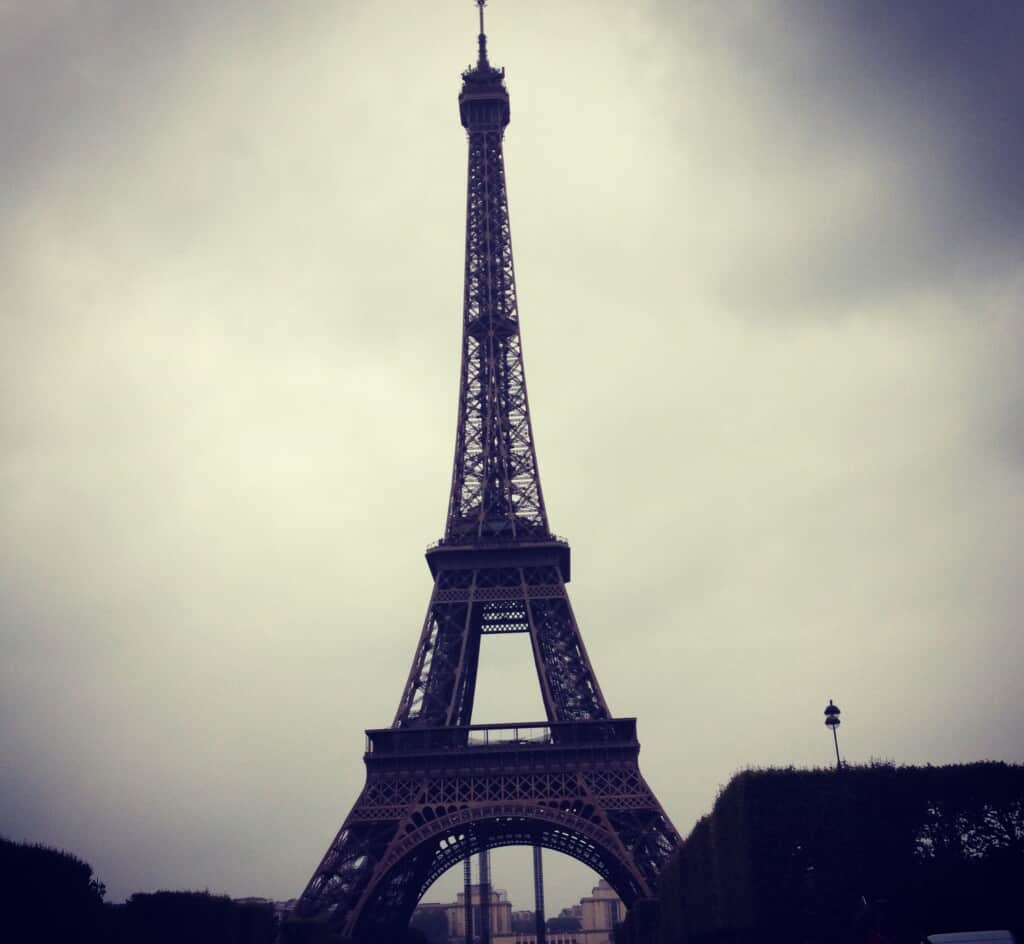 Sous la pluie de Paris