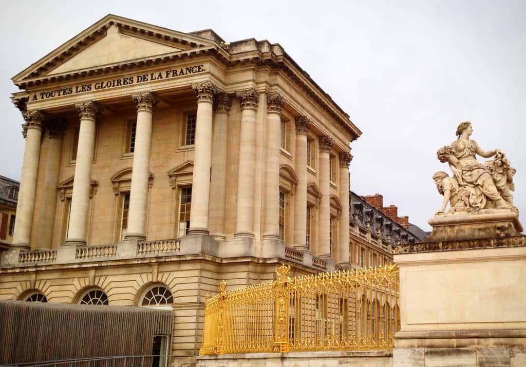 Entrée Chateau Versailles 