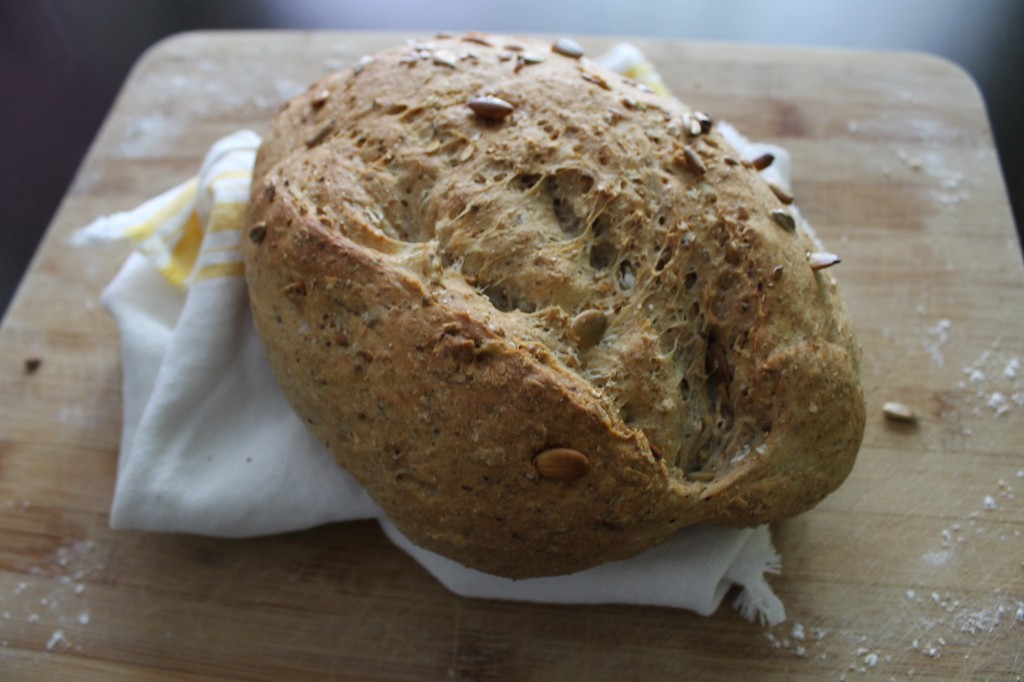 Homemade multigrain bread