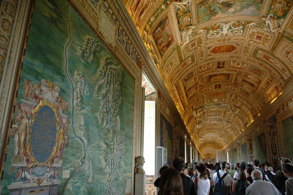 Salle des cartes, Musées du Vatican