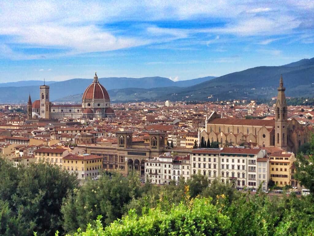Vue sur Florence de Piazzale Michelangelo