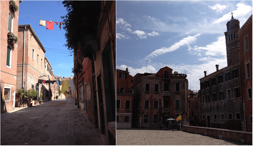 Quiet streets away from the main touristic spots