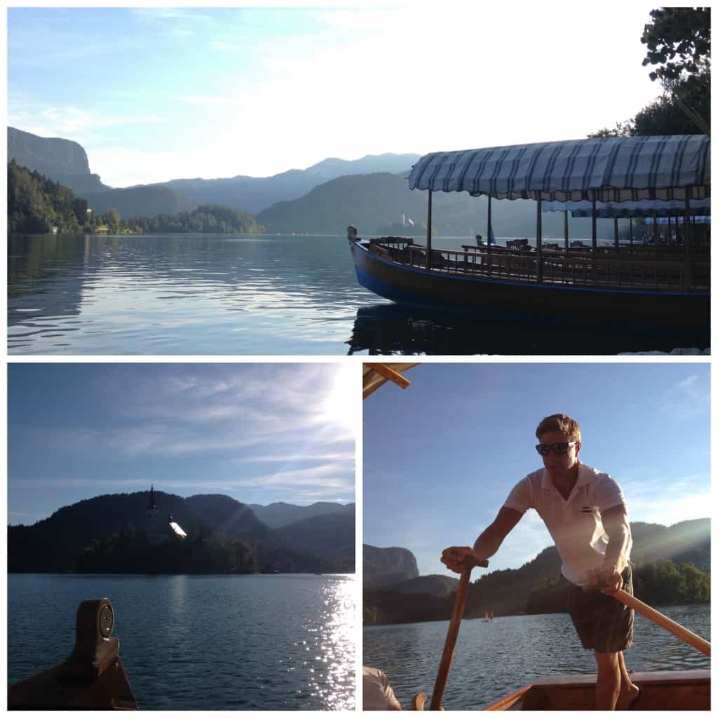 Tours de bateau sur le lac de Bled en Slovénie