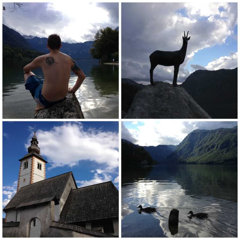 Lac Bohinj en Slovénie