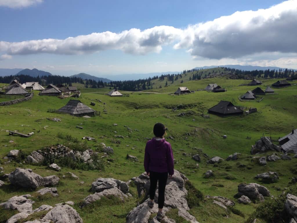 Velika Planina Slovénie