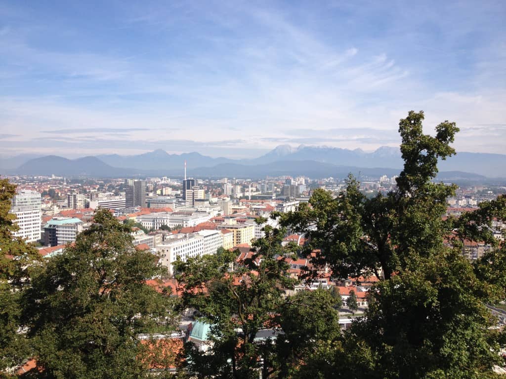 Vue sur Ljubljana