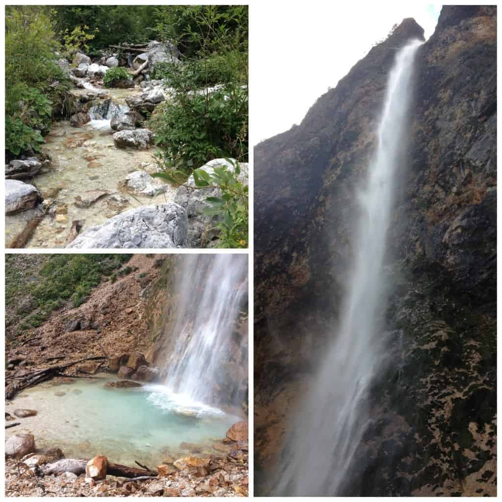 Chute de Rinka dans la Logarska Dolina Slovénie