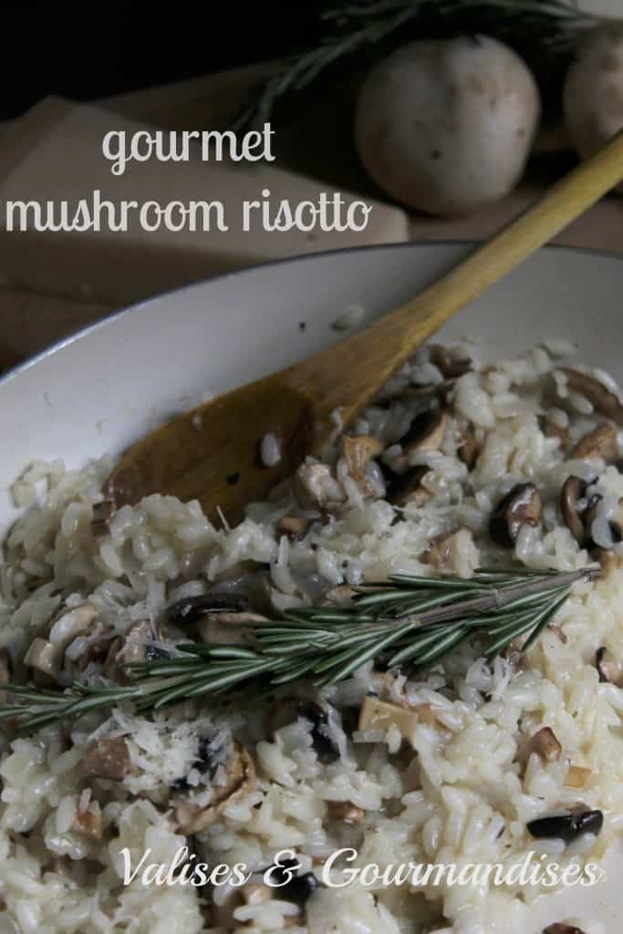 gourmet mushroom risotto - don't be intimidated by risotto, try this easy fancy recipe