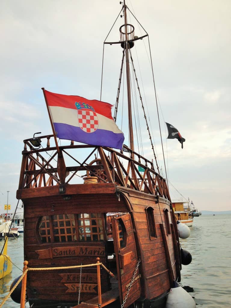 Pirate ship in Split