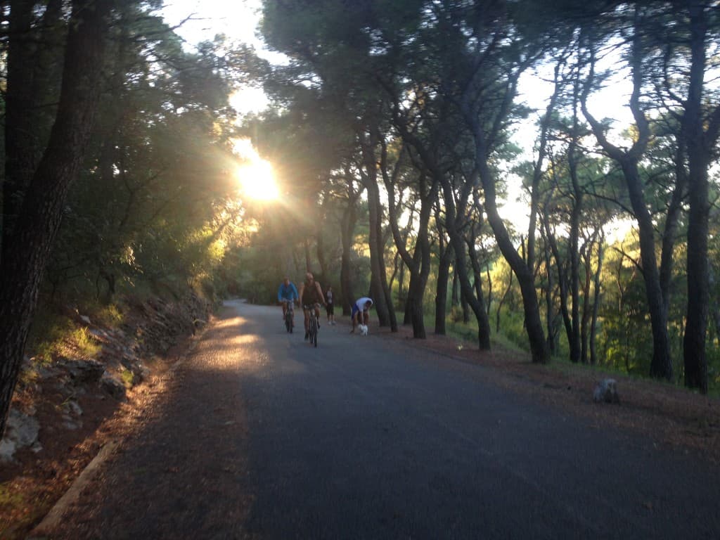 Walking around Marjan Hill in Split, Croatia