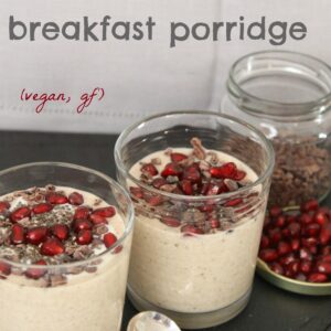 Raw sprouted buckwheat porridge - start your morning right with this power bowl!