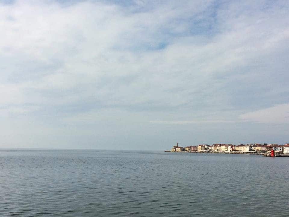 L'Italie vue de Piran, Slovénie