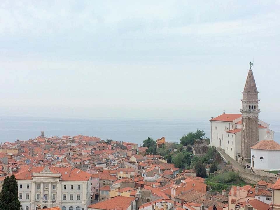 Vue de Piran, Slovénie