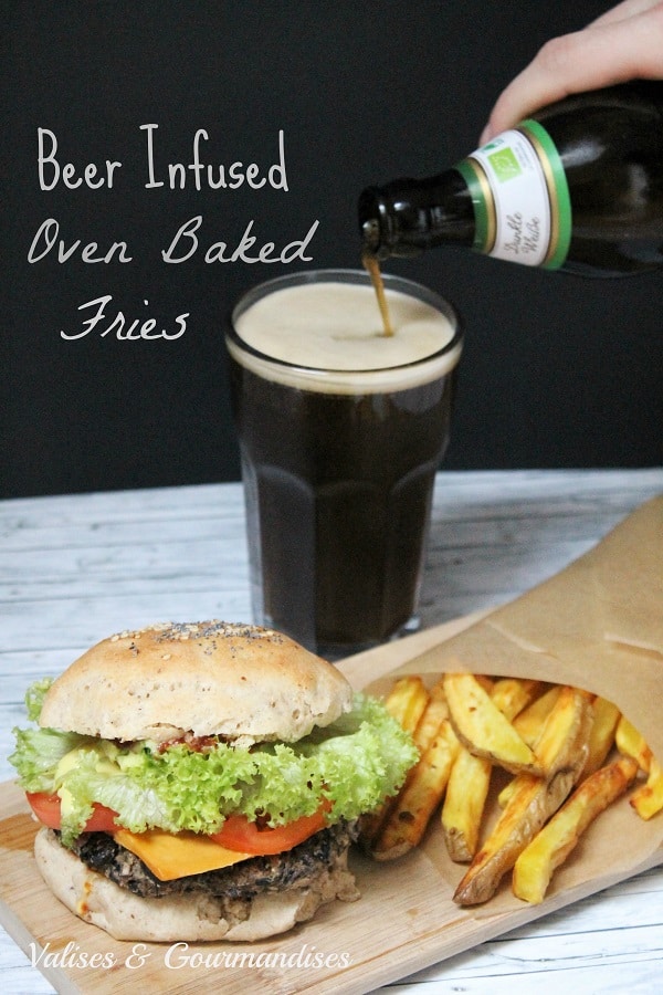 Beer infused oven baked fries