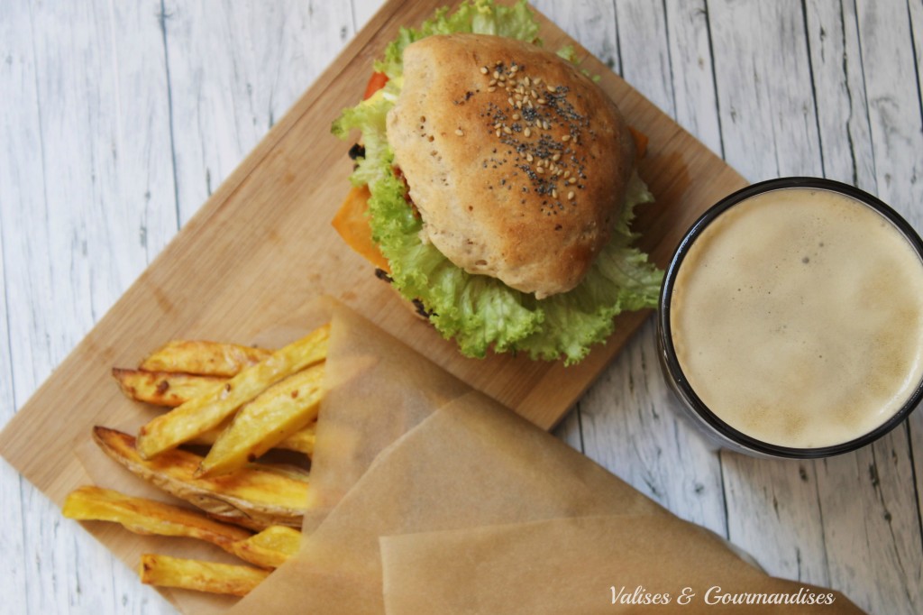 oven baked beer soaked fries