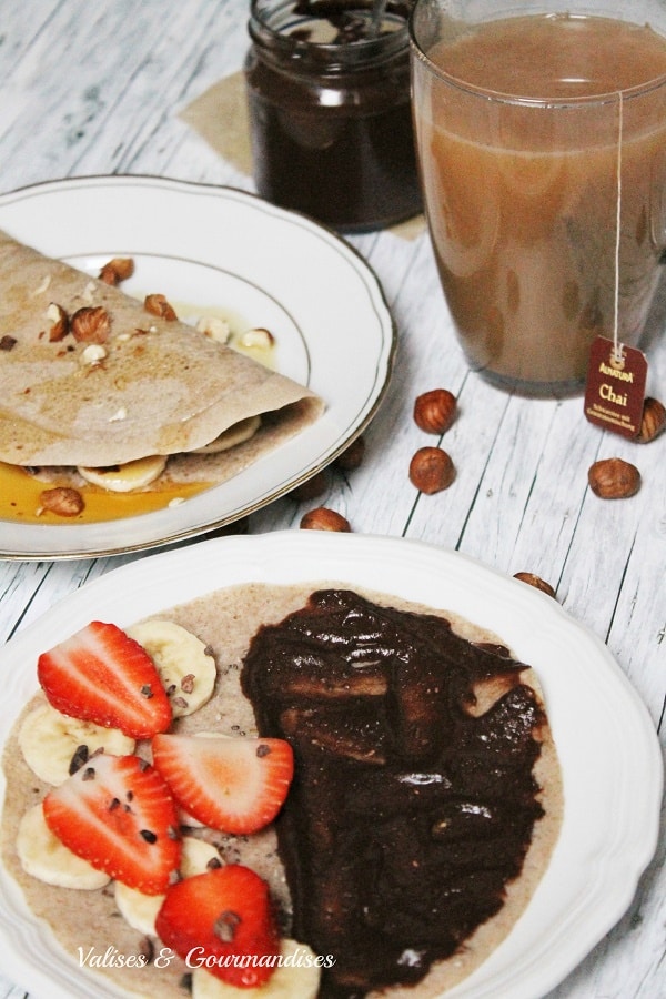 2-ingredient buckwheat crepes