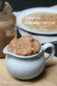 compote rhubarbe et dattes