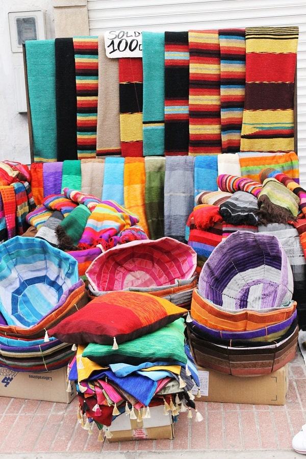 lots of nice fabric in Morocco