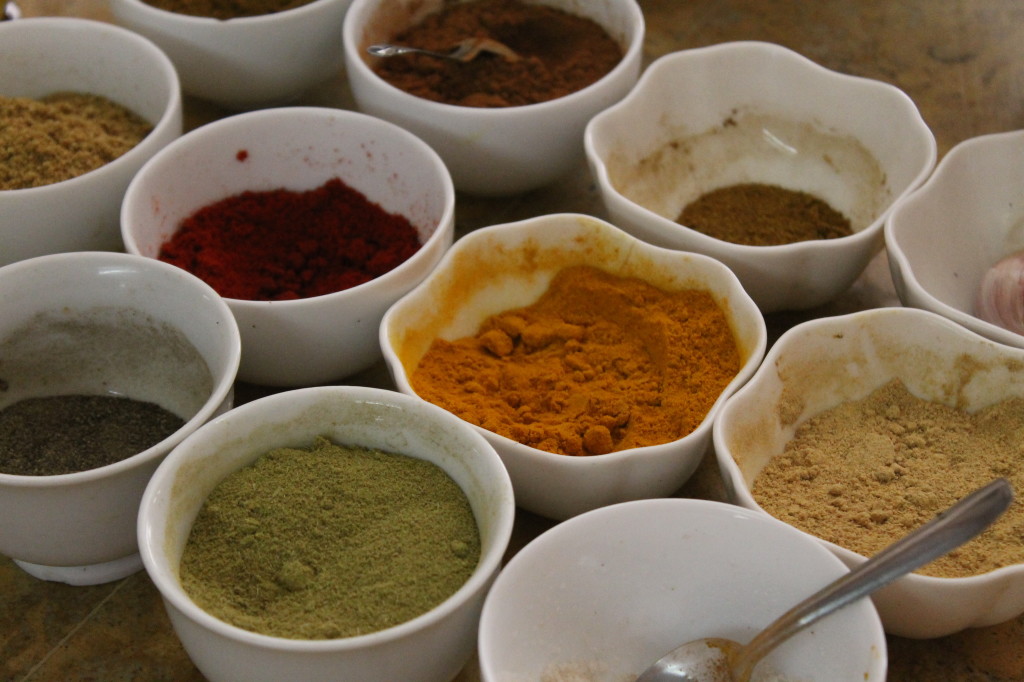 beautiful moroccan spices