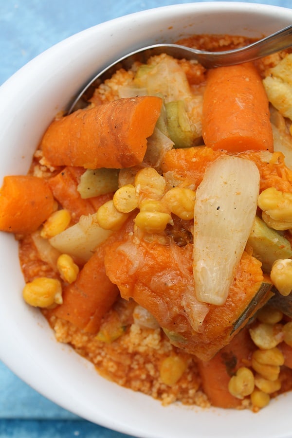 couscous marocain de légumes