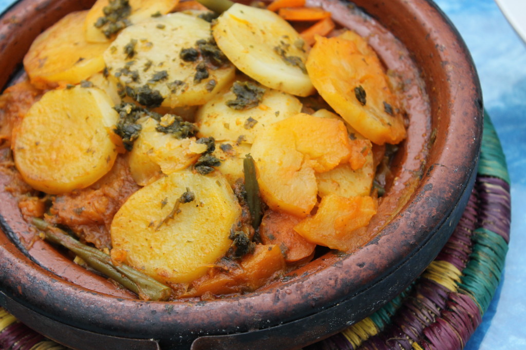 Moroccan vegetable tajineMoroccan vegetable tajine