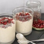 raw vegan sprouted buckwheat porridge