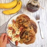 Vegan spelt pumpkin pancakes - Valises & Gourmandises