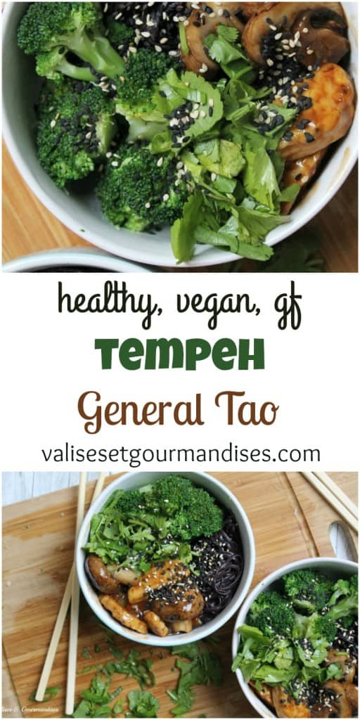 Healthy tempeh general tao, a great way to introduce tempeh