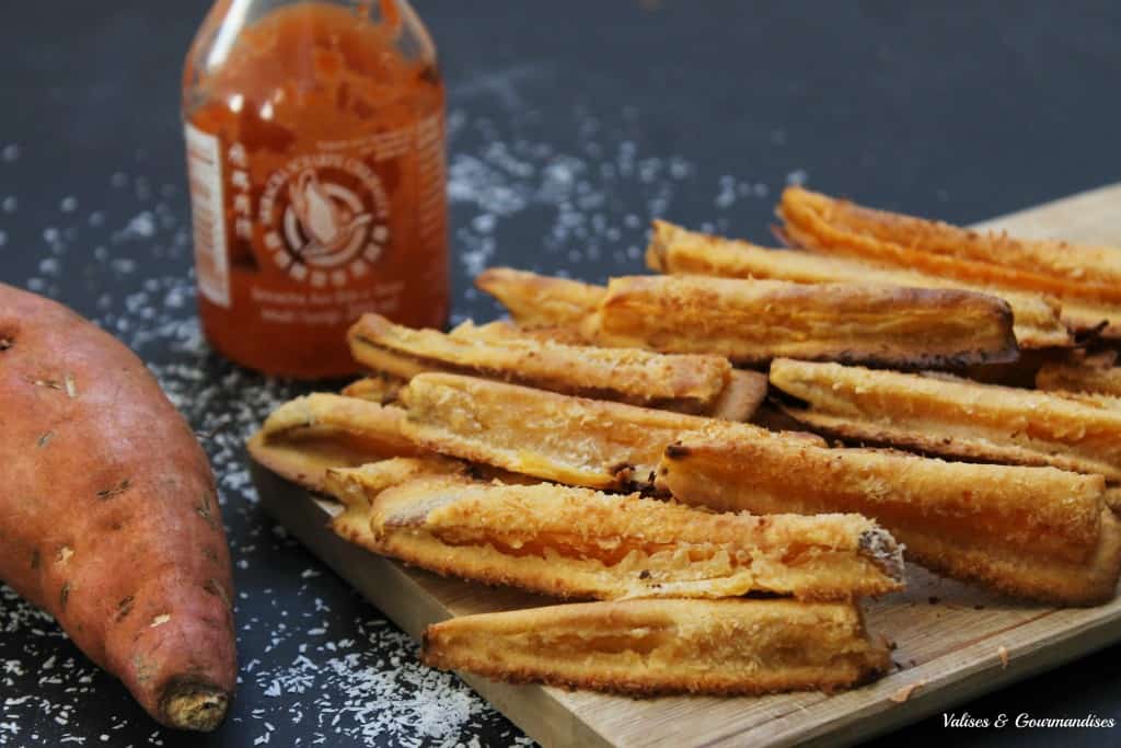 Coconut sriracha sweet potato fries