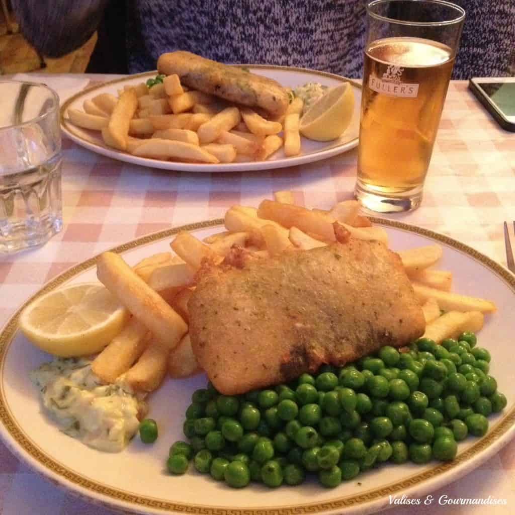 Vegan fish'n chips_Norman's coach and horse London