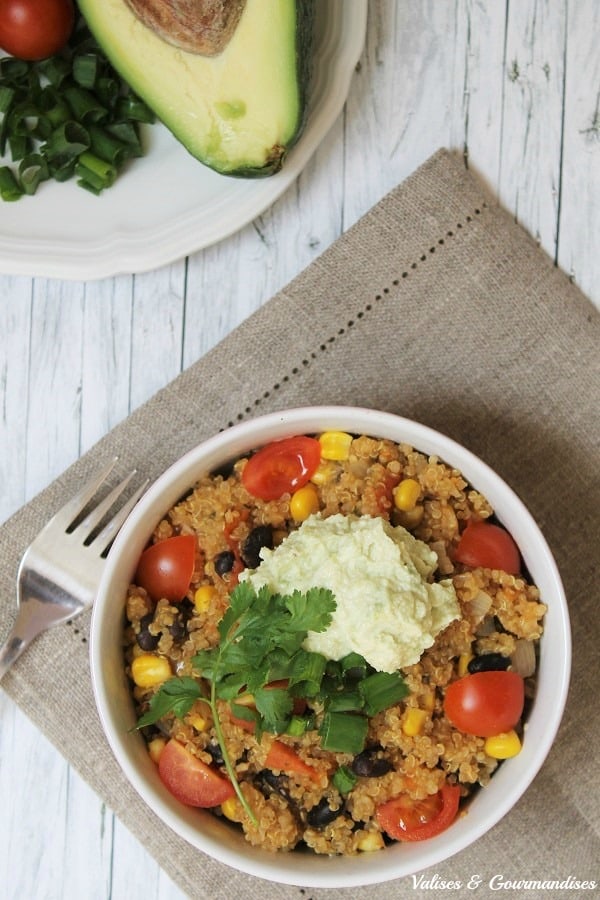 Casserole de quinoa tex-mex