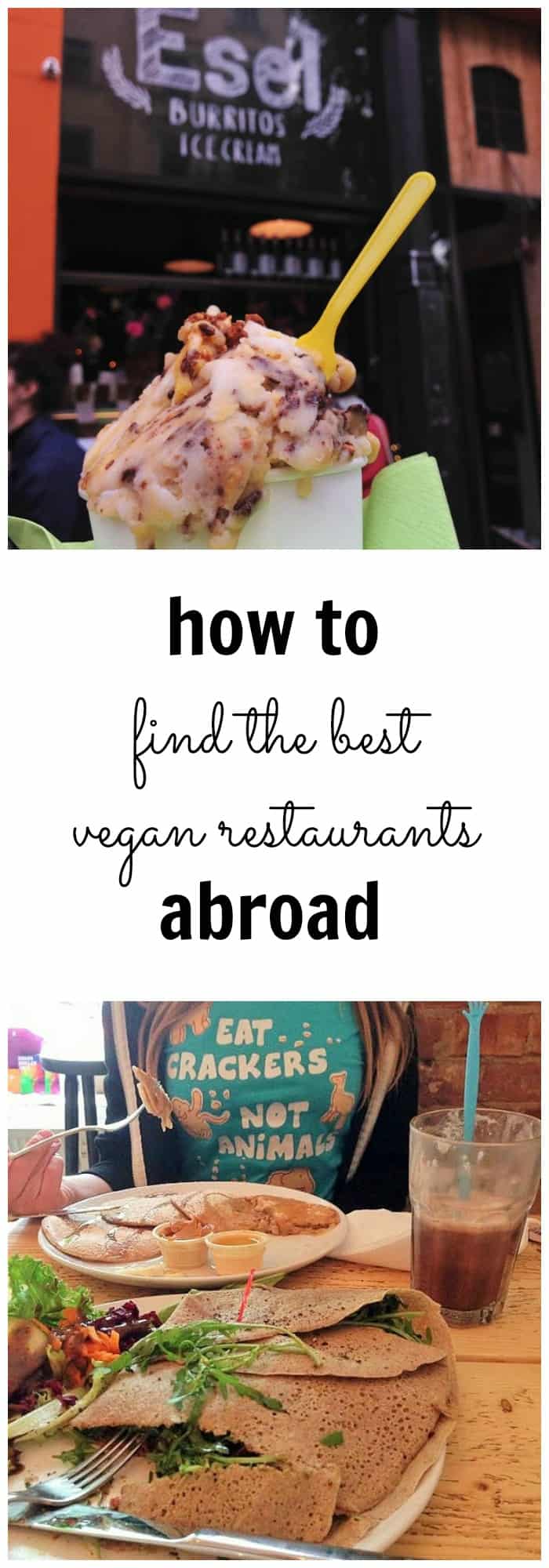 How to find vegan restaurants while travelling with Happy Cow