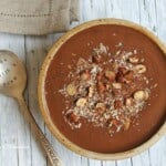 Vegan mocha smoothie bowl - Valises & Gourmandises