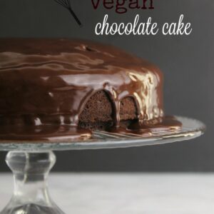 Vegan chocolate cake - Valises & Gourmandises