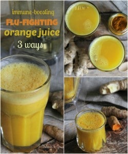 Prevent and fight-off the cold and the flu naturally with these three immune-boosting orange juices!