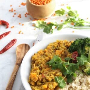 red lentil dhal