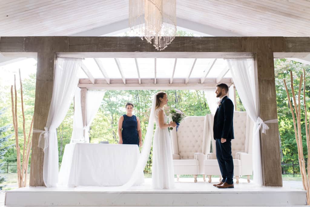 Mariage dans une forêt québécoise - Mon mariage végane