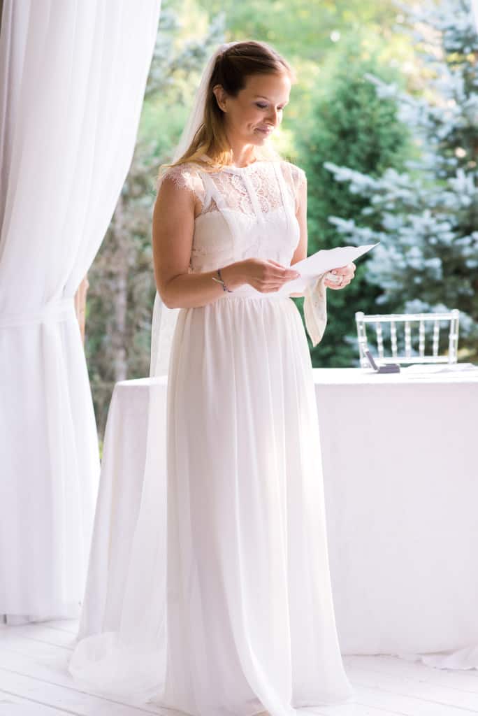 Look vintage et romantique - Mon mariage végane