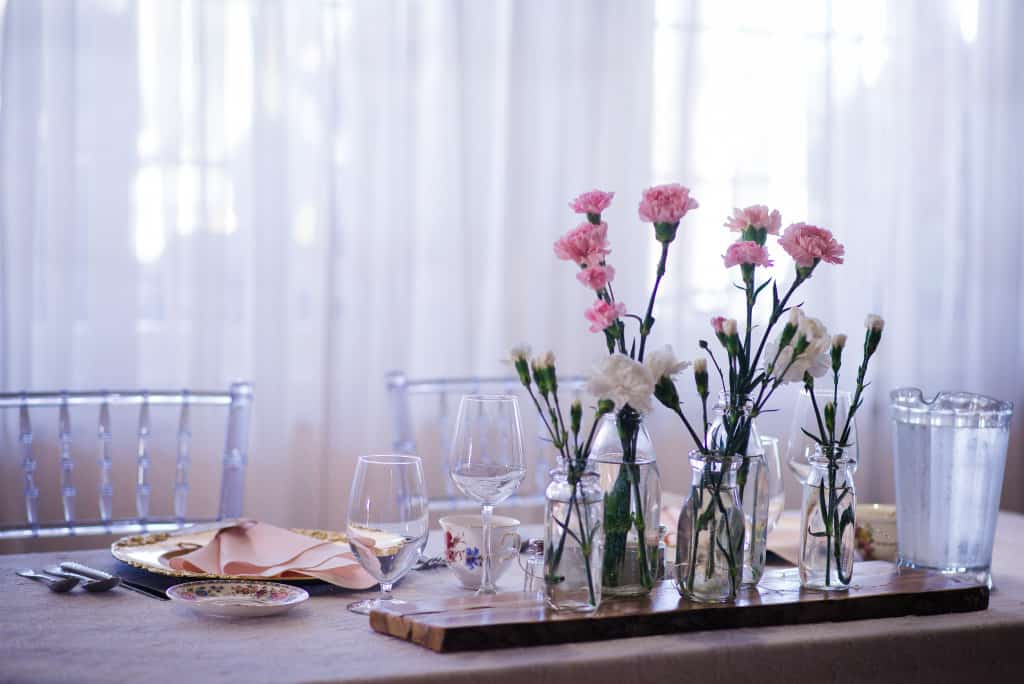 Table des mariés, chic et rustique - Mon mariage végane