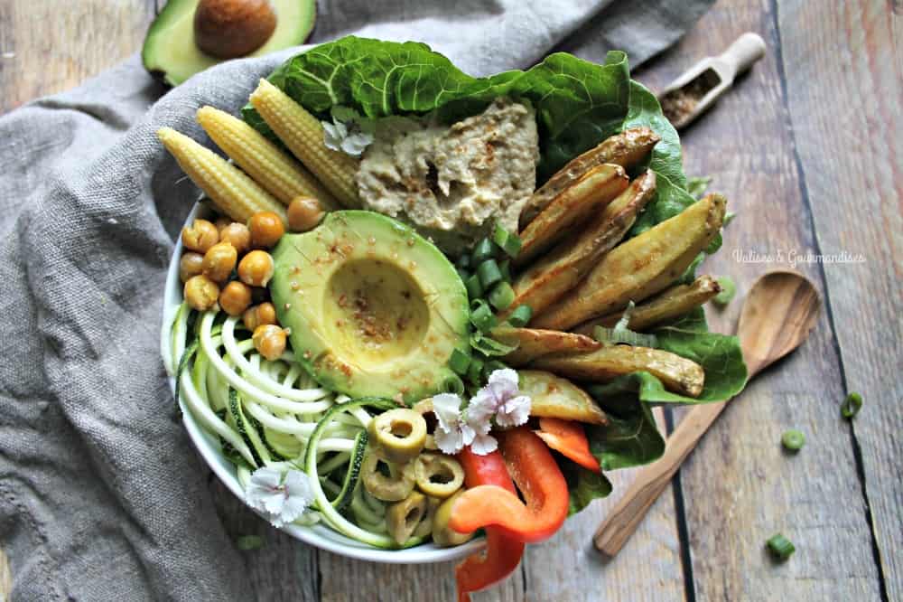 Summer Buddha Bowl, 2 ways - Valises & Gourmandises