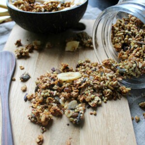 Granola chunky monkey végane et santé!