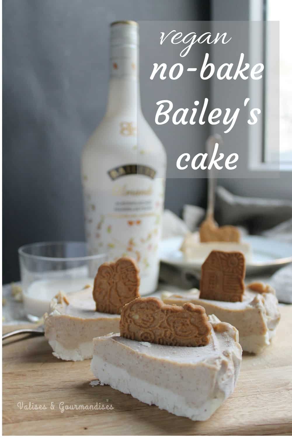 Vegan no-bake Bailey's cake