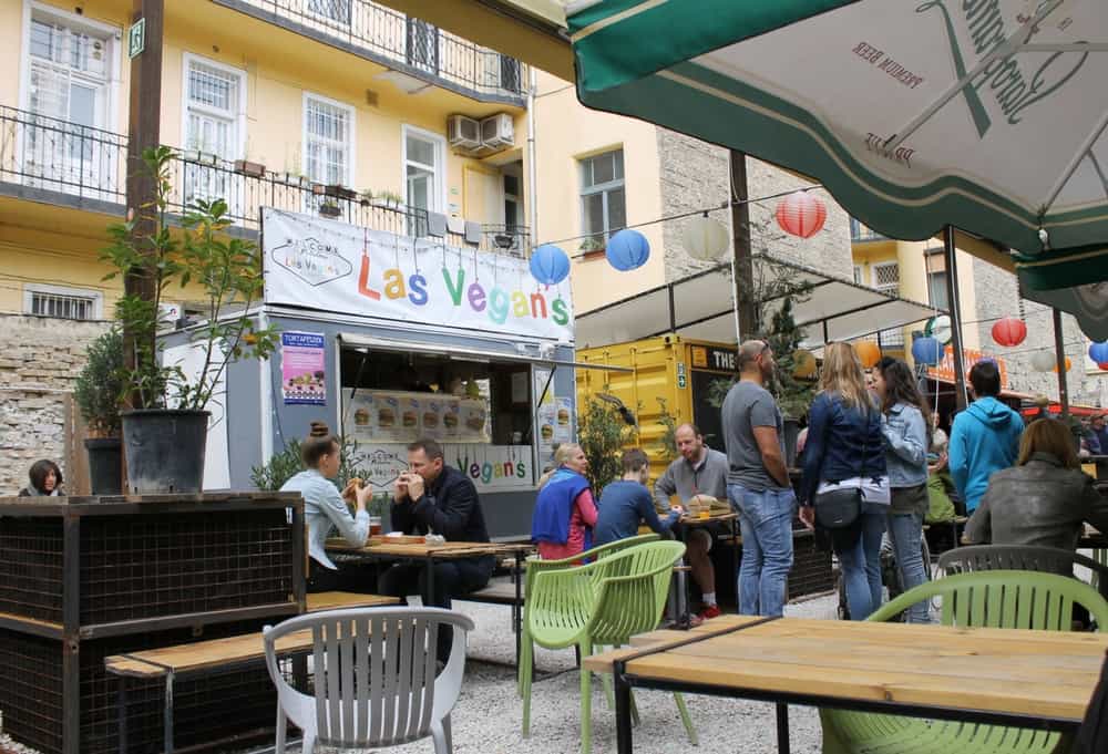 Vegan burgers in Budapest