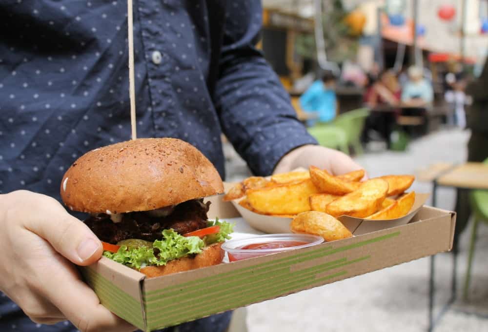 Burgers véganes à Budapest