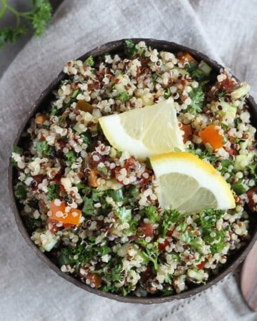 How to make quinoa tabouleh