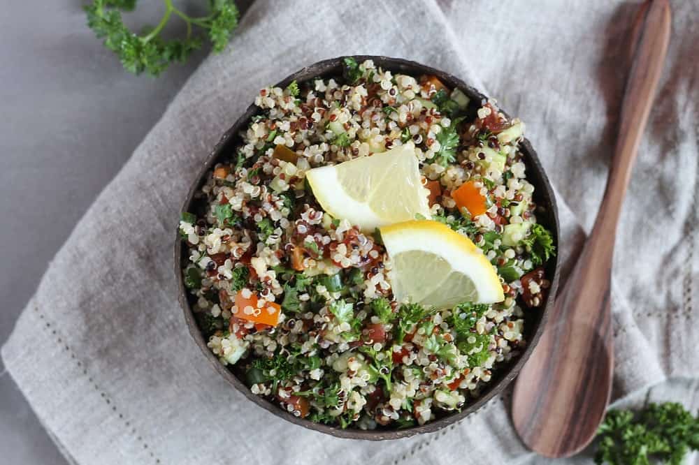 How to make quinoa tabouleh