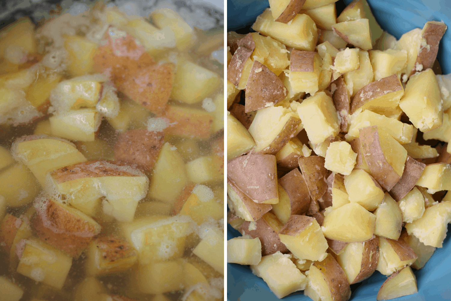 Vegan potato salad ingredients